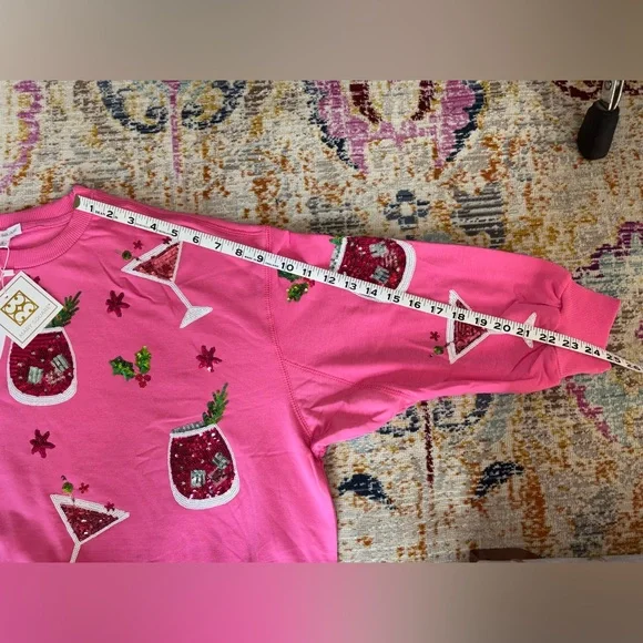 Mary Square Millie Sweatshirt Holiday Spirits - Picture 5 of 7